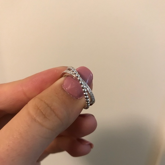 LAST ONE!! Sterling Silver Cubic Zirconia Ring - Picture 7 of 8